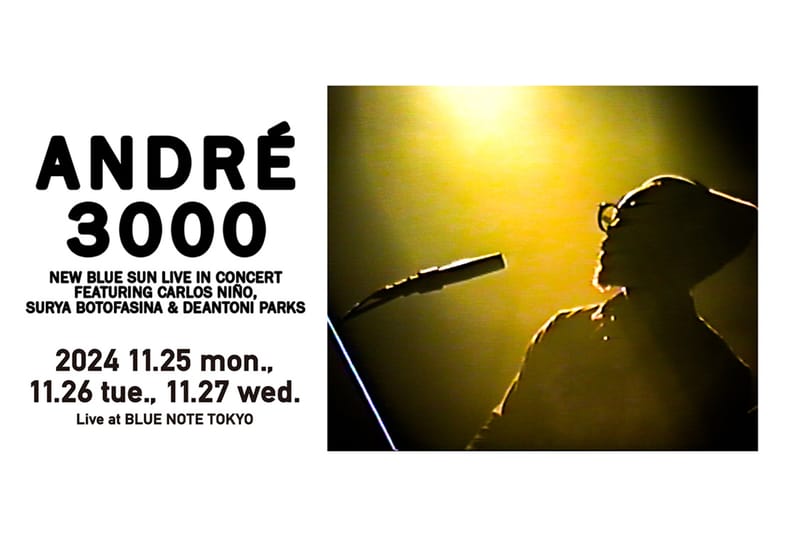 アンドレ 3000 がアルバム『New Blue Sun』を携えた来日公演を BLUE NOTE TOKYO で開催