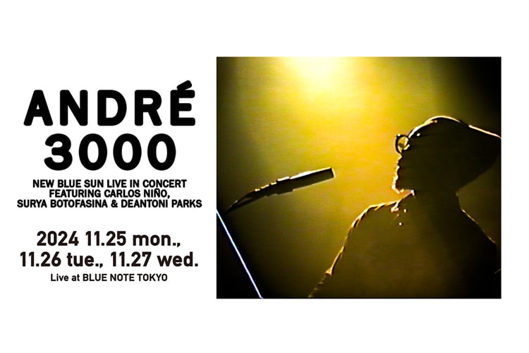 アンドレ 3000 がアルバム『New Blue Sun』を携えた来日公演を BLUE NOTE TOKYO で開催