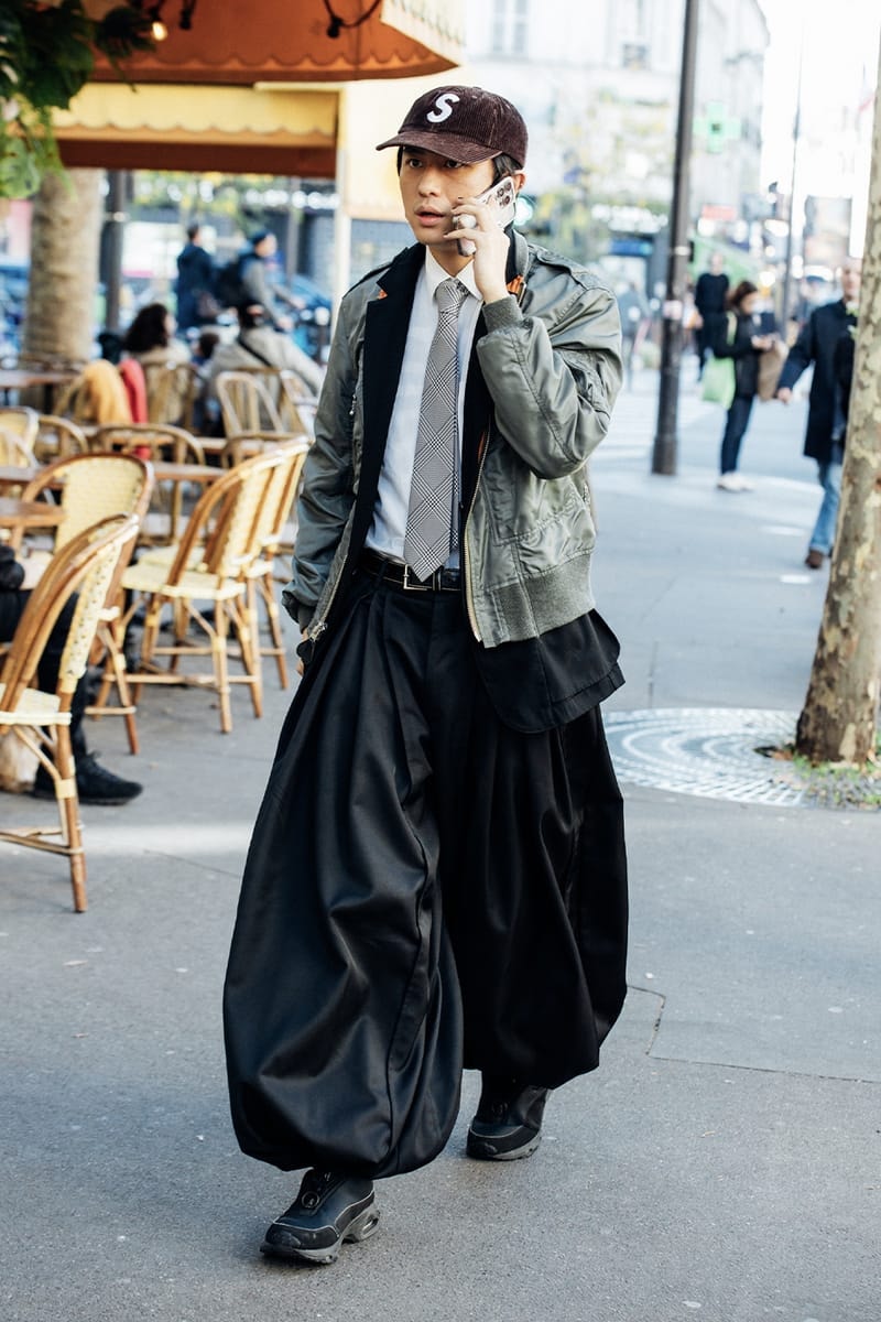 ストリートスタイル : パリ・ファッションウィーク・ウィメンズ 2025年春夏 Paris Fashion Week SS25 Street Style louis vuitton chanel miu miu balenciaga vetements valentino dries van noten coperni kendall jenner gigi hadid romeo beckham mcqueen yohji yamamoto