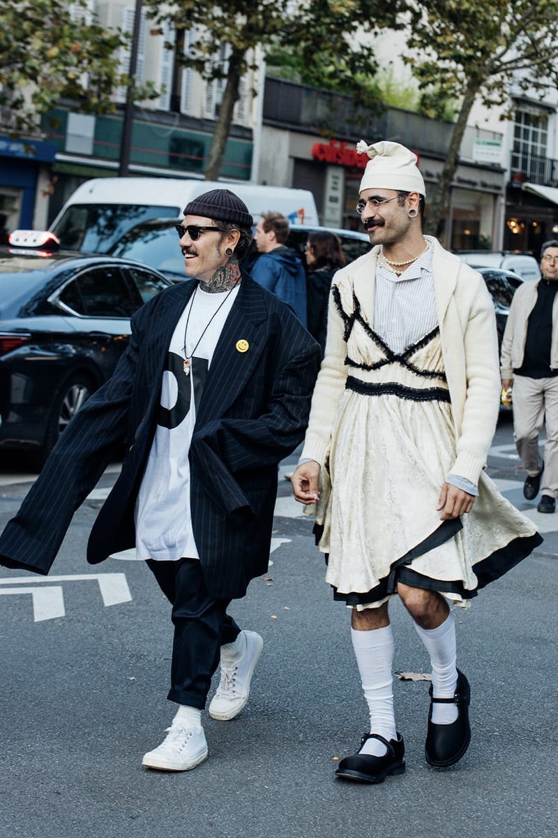 ストリートスタイル : パリ・ファッションウィーク・ウィメンズ 2025年春夏 Paris Fashion Week SS25 Street Style louis vuitton chanel miu miu balenciaga vetements valentino dries van noten coperni kendall jenner gigi hadid romeo beckham mcqueen yohji yamamoto