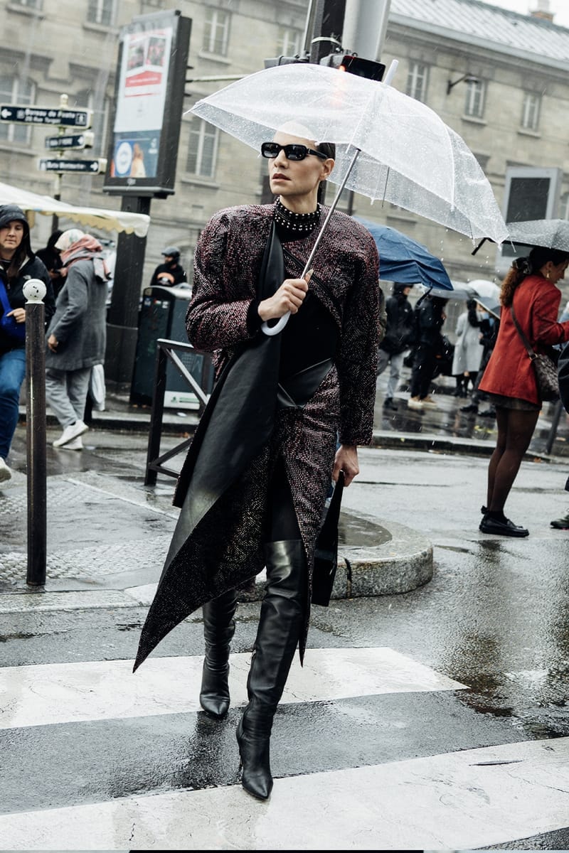 ストリートスタイル : パリ・ファッションウィーク・ウィメンズ 2025年春夏 Paris Fashion Week SS25 Street Style louis vuitton chanel miu miu balenciaga vetements valentino dries van noten coperni kendall jenner gigi hadid romeo beckham mcqueen yohji yamamoto