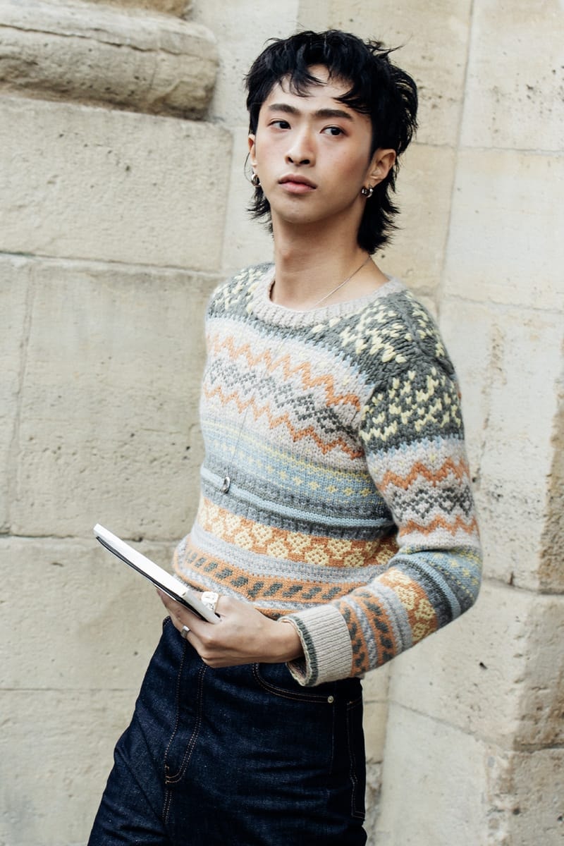 ストリートスタイル : パリ・ファッションウィーク・ウィメンズ 2025年春夏 Paris Fashion Week SS25 Street Style louis vuitton chanel miu miu balenciaga vetements valentino dries van noten coperni kendall jenner gigi hadid romeo beckham mcqueen yohji yamamoto