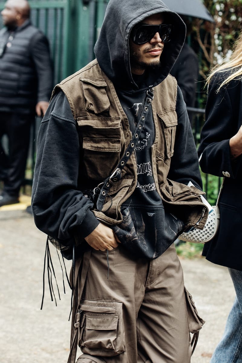 ストリートスタイル : パリ・ファッションウィーク・ウィメンズ 2025年春夏 Paris Fashion Week SS25 Street Style louis vuitton chanel miu miu balenciaga vetements valentino dries van noten coperni kendall jenner gigi hadid romeo beckham mcqueen yohji yamamoto
