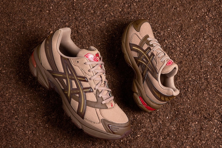 ASICS がロッテ ガーナチョコレートをモチーフとしたコラボモデルを発売