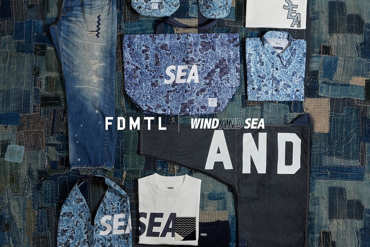 WIND AND SEA が日本発のデニムブランド FDMTL との初のコラボコレクションを発売