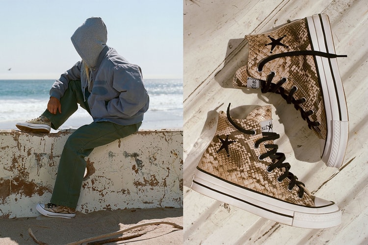 STÜSSY & Converse から2024年秋シーズンのコラボ Chuck 70 Hi が到着