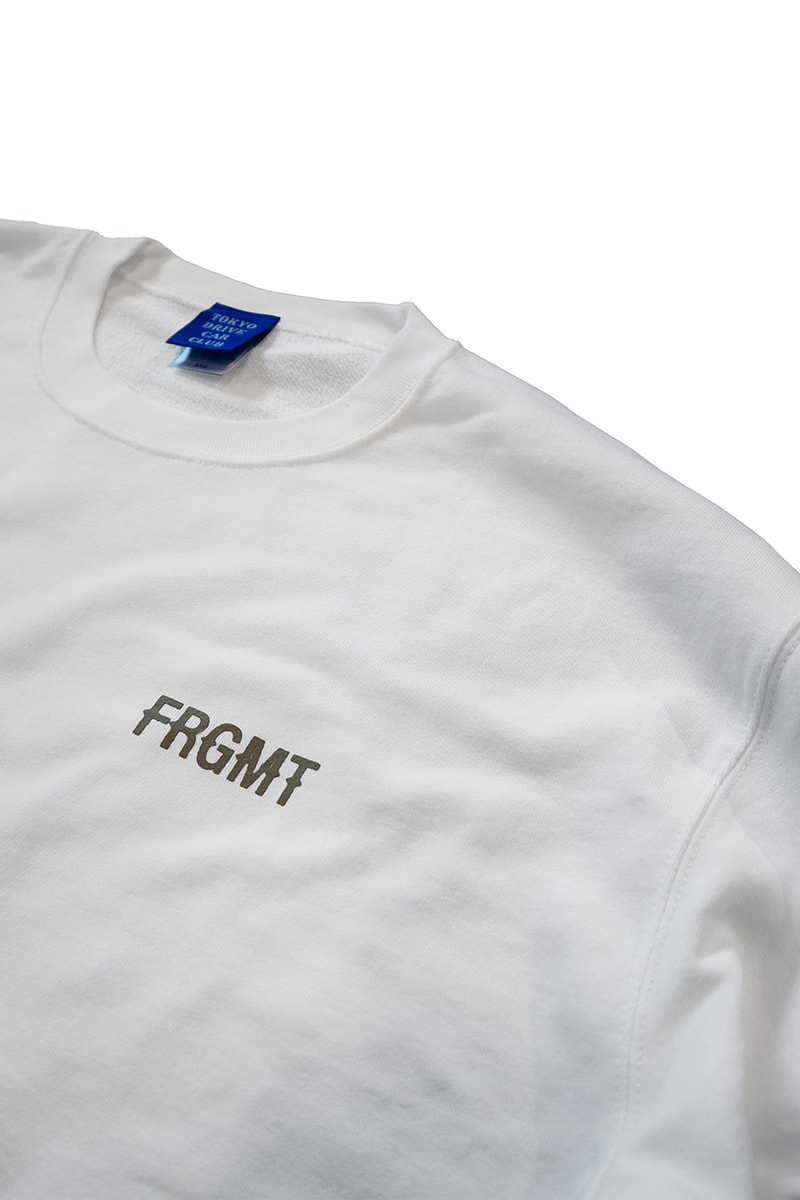 Tokyo Drive Car Club と fragment design によるスウェット＆Tシャツがオンライン限定で発売　トーキョードライブカークラブとフラグメントデザイン