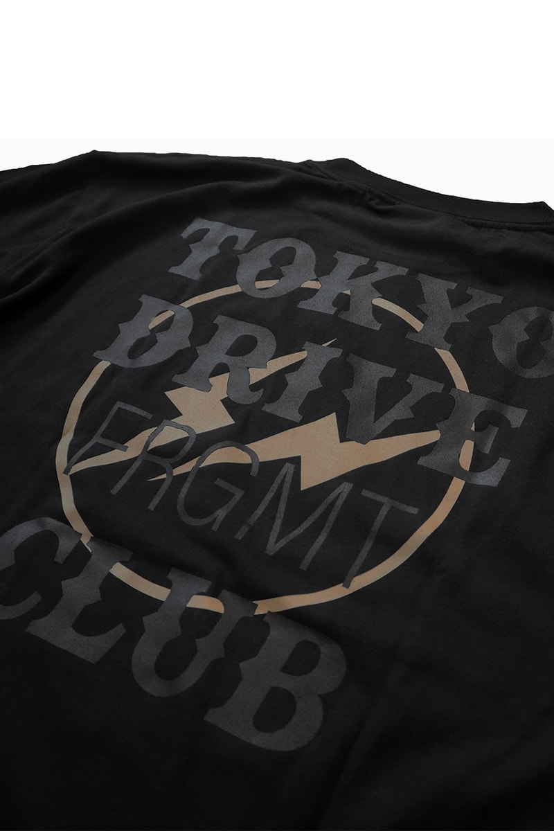 Tokyo Drive Car Club と fragment design によるスウェット＆Tシャツがオンライン限定で発売　トーキョードライブカークラブとフラグメントデザイン
