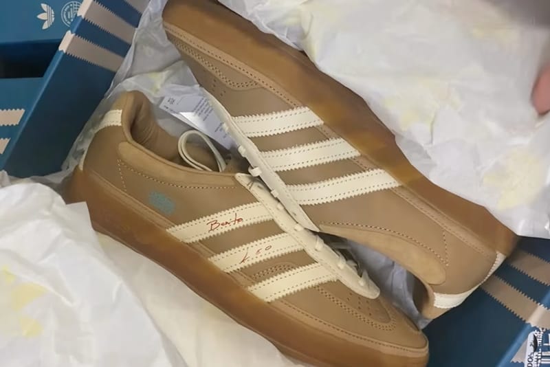アディダスよりバッド・バニーとリオネル・メッシとのトリプルコラボ ガゼルインドアが登場か Bad Bunny x Lionel Messi x adidas Gazelle Indoor Preview release info