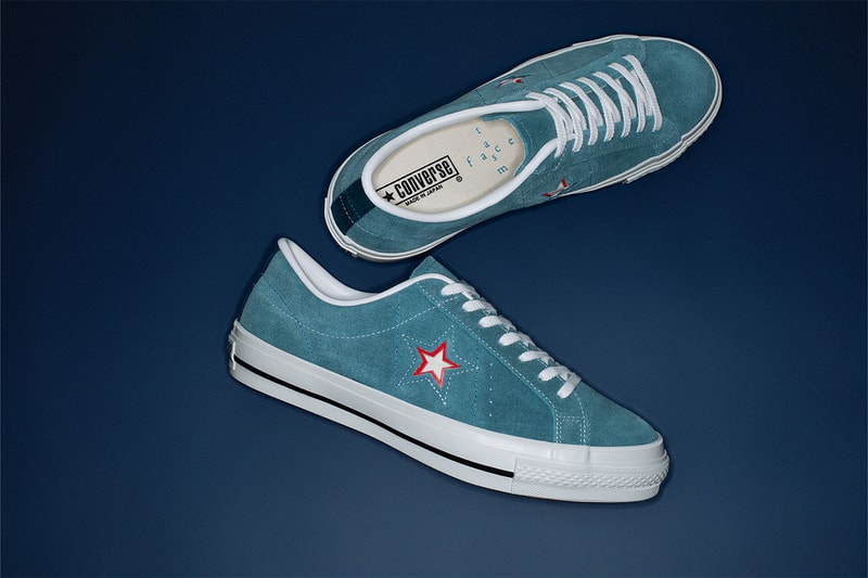 ファセッタズムがコンバースとのコラボレーションを発表 facetasm converse collab model One Star J Suede FC release info