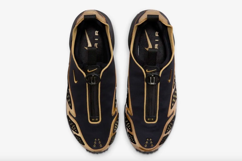 ナイキエアサンダーマックスから煌びやかな印象の新色 “ブラック&メタリックゴールド”がリリース nike air sndr max black and metallic gold release info