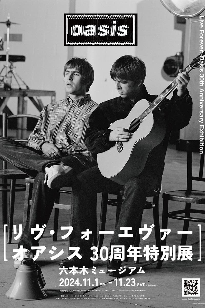 オアシス 30周年 & 再結成を記念した2つの展覧会が今秋開催 oasis 30th live forever jill furmanovsky kosuke kawamura exhibition info