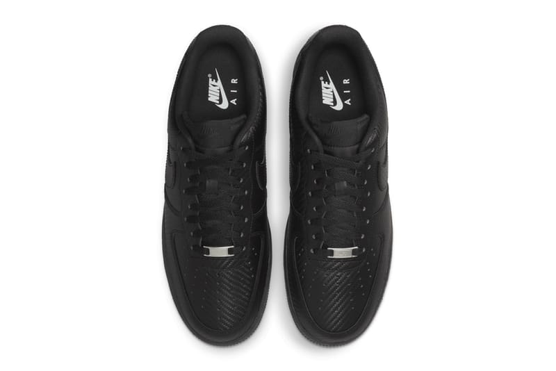 ナイキからオールブラック仕様の新色 “ブラックカーボンファイバー”が登場 Nike Air Force 1 Low Carbon Fiber Black HF2886-001 Info release date store list buying guide photos price