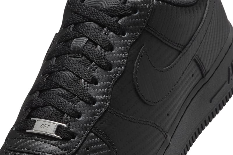 ナイキからオールブラック仕様の新色 “ブラックカーボンファイバー”が登場 Nike Air Force 1 Low Carbon Fiber Black HF2886-001 Info release date store list buying guide photos price