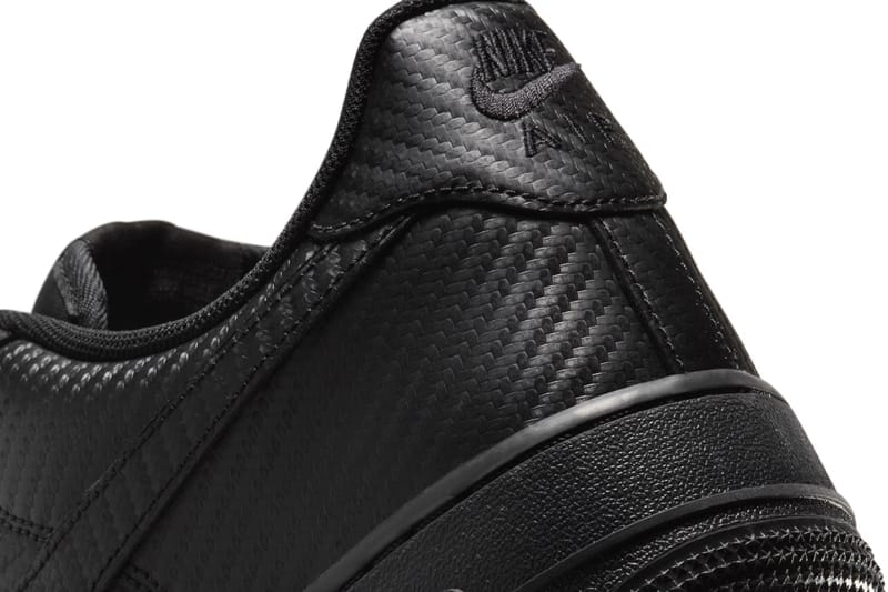 ナイキからオールブラック仕様の新色 “ブラックカーボンファイバー”が登場 Nike Air Force 1 Low Carbon Fiber Black HF2886-001 Info release date store list buying guide photos price