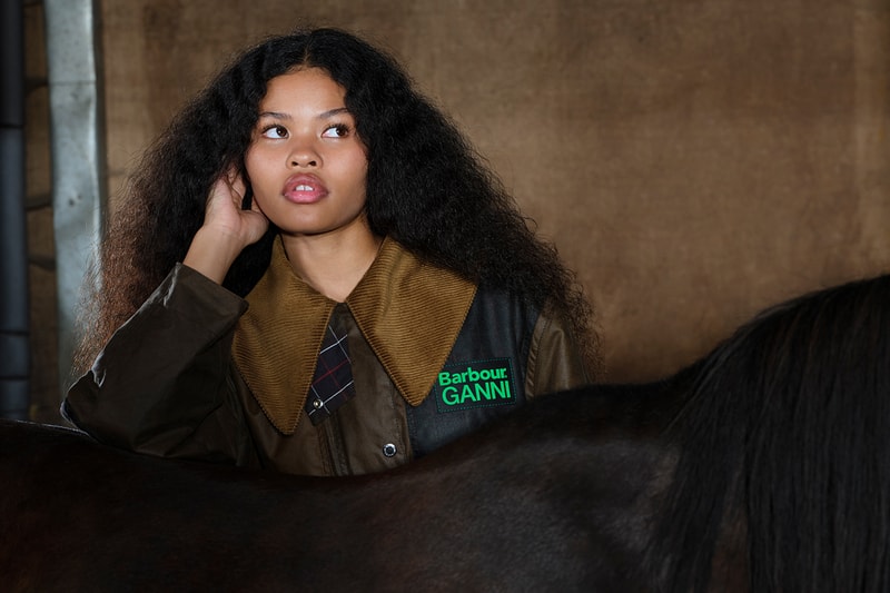 ガニーがバブアーとのコラボコレクション第3弾を発売 ganni barbour 3rd collab collection release info