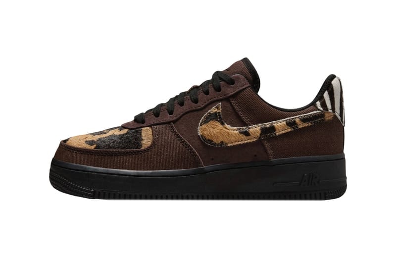 ナイキ エアフォース1ローよりアニマル柄をアクセントにした新色アニマルプリントが登場 Nike Air Force 1 Low Animal Print HV6356-200 Release Info