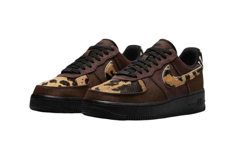ナイキ エアフォース1ローよりアニマル柄をアクセントにした新色アニマルプリントが登場 Nike Air Force 1 Low Animal Print HV6356-200 Release Info