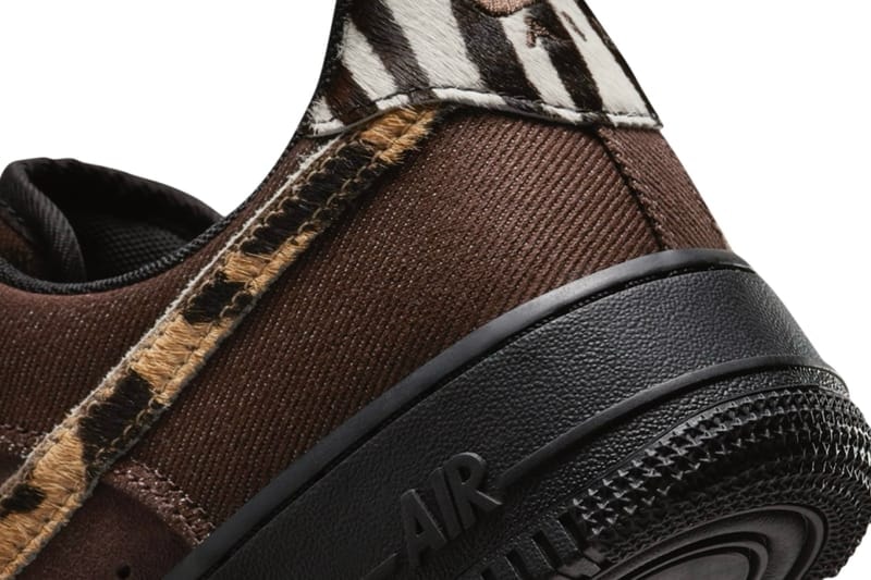 ナイキ エアフォース1ローよりアニマル柄をアクセントにした新色アニマルプリントが登場 Nike Air Force 1 Low Animal Print HV6356-200 Release Info