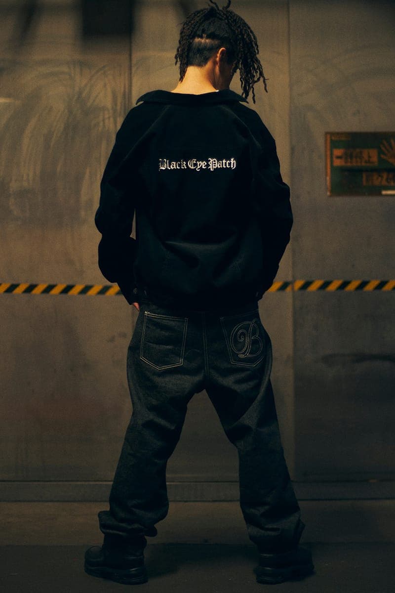 ブラックアイパッチの2024年冬コレクションより第4弾ドロップが発売 BlackEyePatch Goes Green for Latest Winter Drop release info lookbook collection fall/winter 2024 hoodie zip up jacket track graphic green camo 