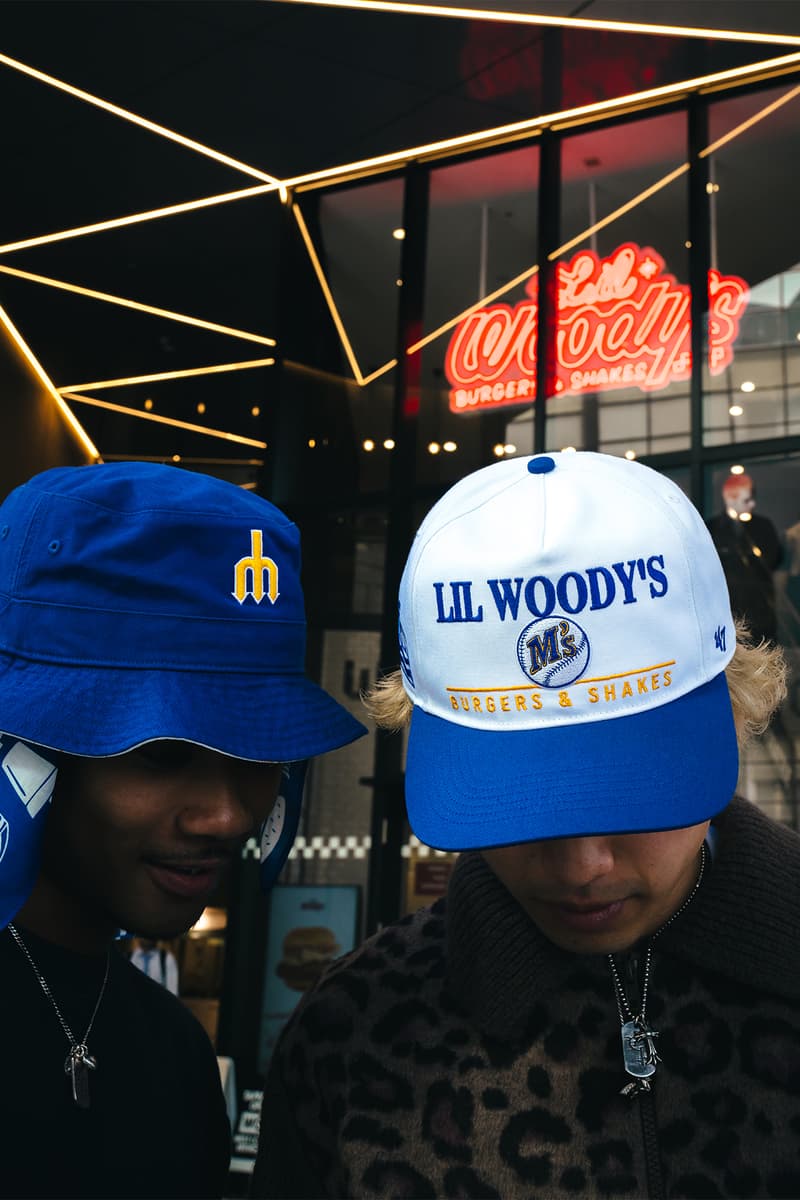 ’47 が米シアトルの人気バーガーショップ Lil Woody’s と初コラボコレクションを発売 '47 × Lil Woody’s Headwear Collection release info