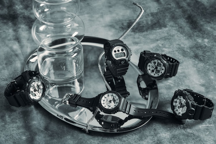 G-SHOCK よりブランドのアイコンカラーを際立たせた Black and brilliant white コレクションが発売