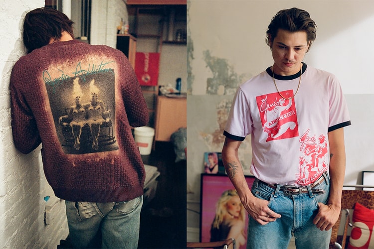 Supreme がジェーンズ・アディクションとのコラボコレクションを発表