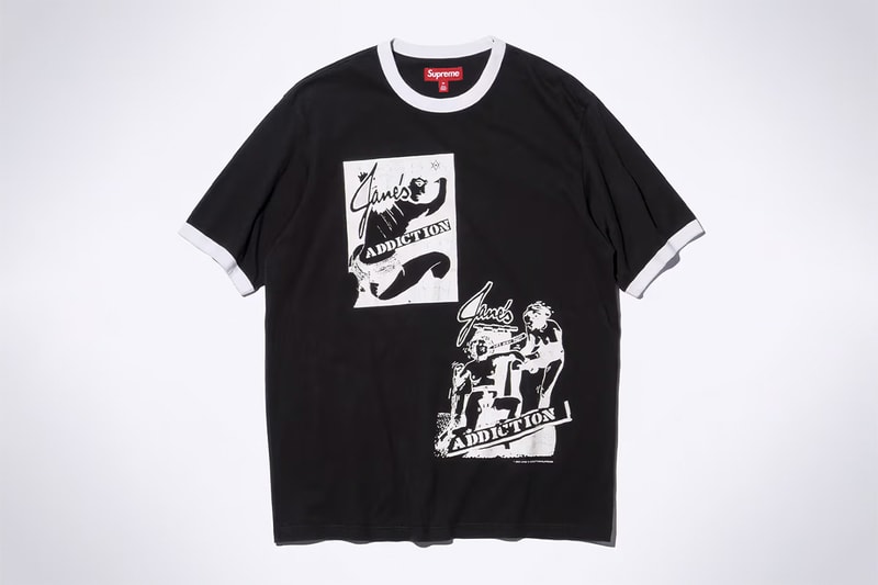シュプリームがジェーンズ・アディクションとのコラボコレクションを発表 Supreme Jane’s Addiction fall 2024 release info