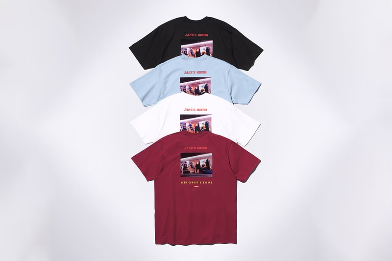 シュプリームがジェーンズ・アディクションとのコラボコレクションを発表 Supreme Jane’s Addiction fall 2024 release info