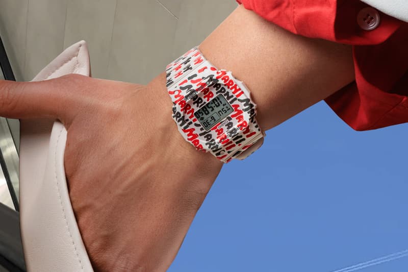MARNI から G-SHOCK コラボの腕時計が登場! マルニ