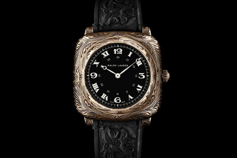 ラルフローレンよりクッションケース型のダイヤルを備えた新作ウォッチが登場 Ralph Lauren Western Black Dial Cushion Watches American Western Collection Release Info