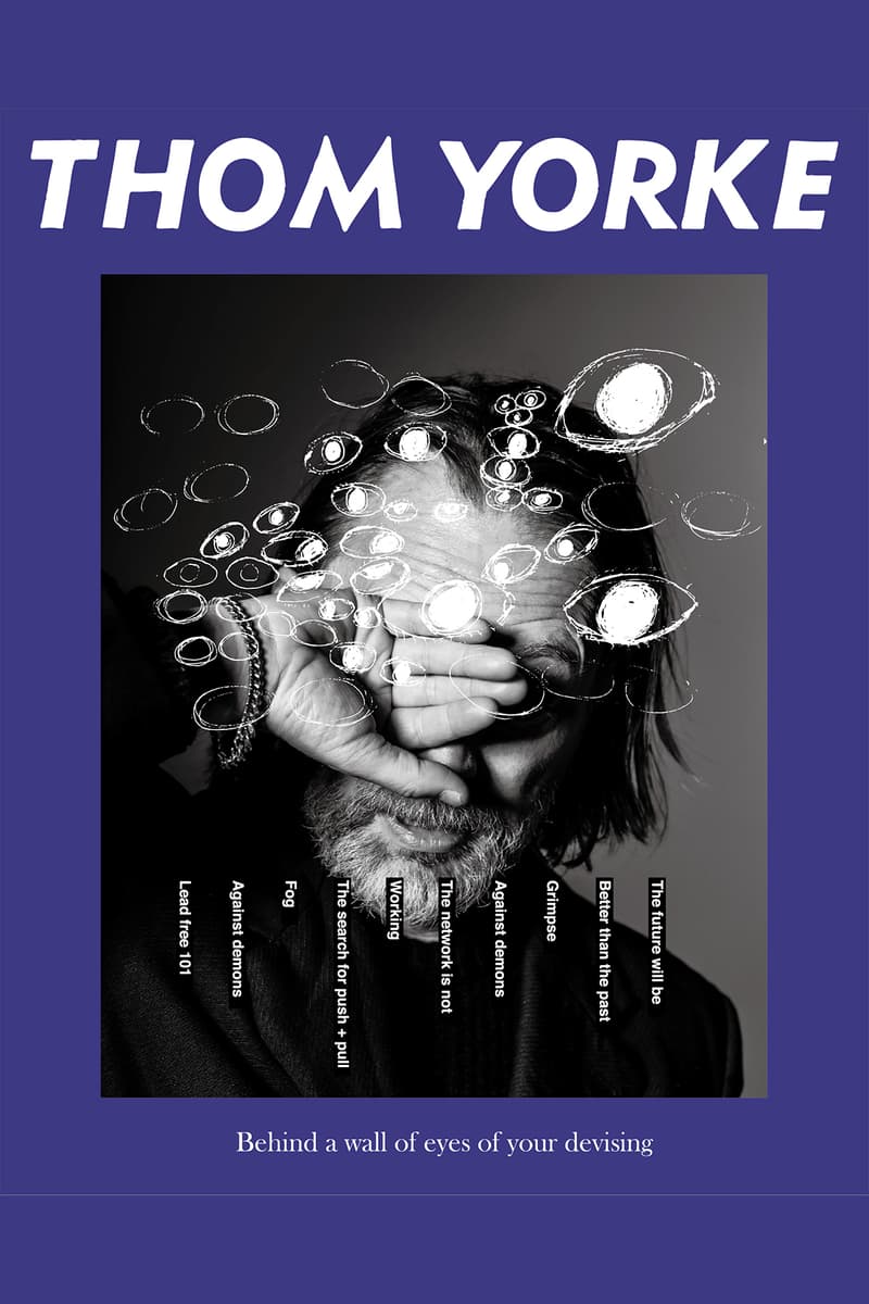 トム・ヨークの来日公演を記念してアンダーカバーとのコラボアイテムが発売 THOM YORKE × UNDERCOVER release info