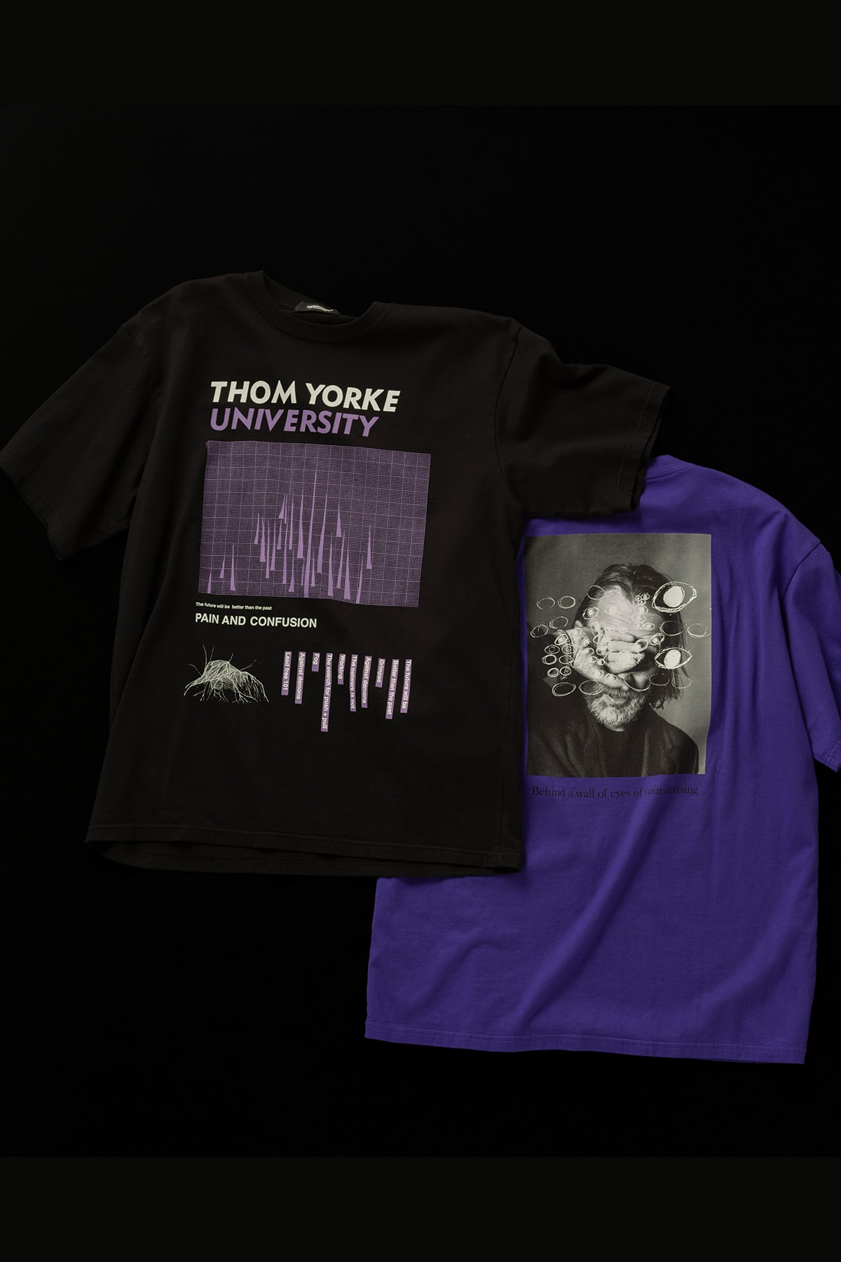 トム・ヨークの来日公演を記念してアンダーカバーとのコラボアイテムが発売 THOM YORKE × UNDERCOVER  release info