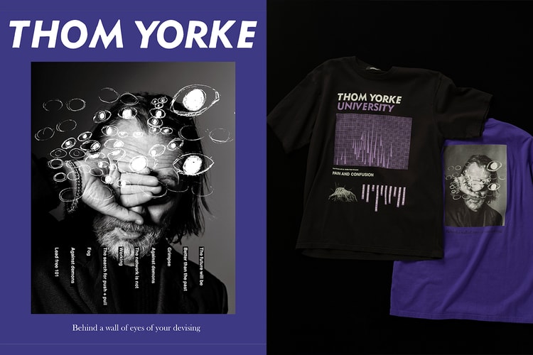 トム・ヨークの来日公演を記念して UNDERCOVER とのコラボアイテムが発売