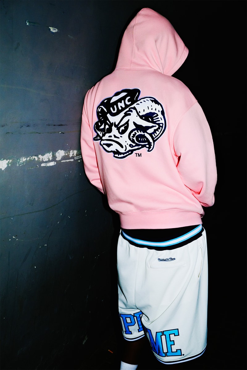 シュプリームとミッチェル & ネスが NCAA 所属4チームをフィーチャーしたカプセルコレクションを発表 Supreme Mitchell & Ness NCAA collection release info