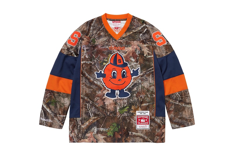 シュプリームとミッチェル & ネスが NCAA 所属4チームをフィーチャーしたカプセルコレクションを発表 Supreme Mitchell & Ness NCAA collection release info