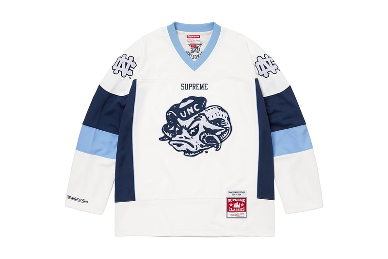 シュプリームとミッチェル & ネスが NCAA 所属4チームをフィーチャーしたカプセルコレクションを発表 Supreme Mitchell & Ness NCAA collection release info
