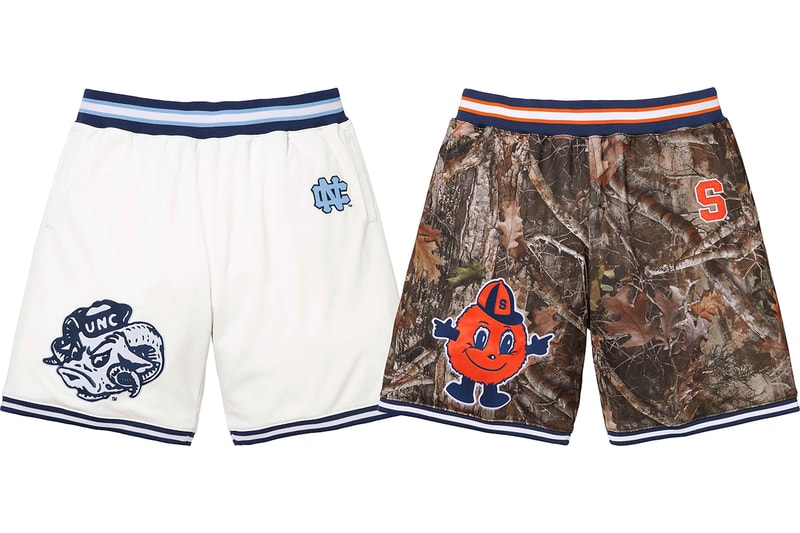 シュプリームとミッチェル & ネスが NCAA 所属4チームをフィーチャーしたカプセルコレクションを発表 Supreme Mitchell & Ness NCAA collection release info