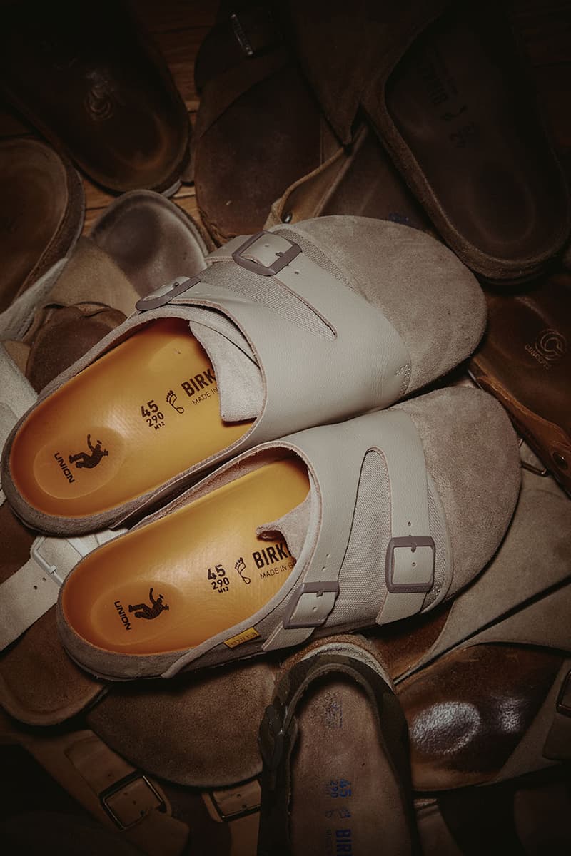 ビルケンシュトックとユニオンより新型コラボモデルビムシャーが発売 birkenstock 1774 union collbo bimshire chris gibbs release info