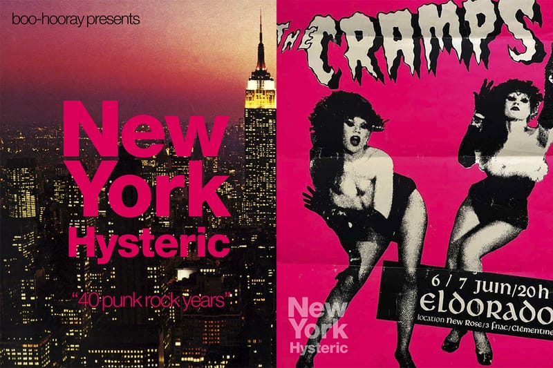 HYSTERIC GLAMOUR の40周年を記念した企画展 “NEW YORK HYSTERIC: 40 punk rock years” が開催