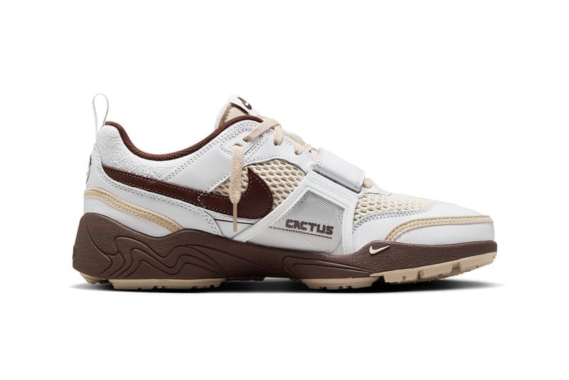 トラヴィス・スコット x ナイキズームフィールドジャックス  ライトチョコレートのディテールをチェック Travis Scott Nike Zoom Field Jaxx Light Chocolate HQ3073-100 Release Info date store list buying guide photos price