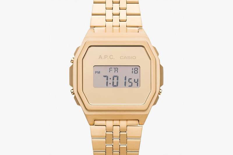 アー・ペー・セーがカシオとのコラボモデルとしてA1000を発売 a.p.c. casio classic collb a1000 release info