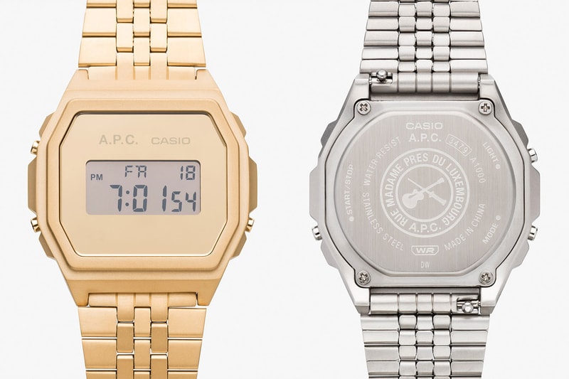 A.P.C. が CASIO とのコラボモデルとして A1000 を発売