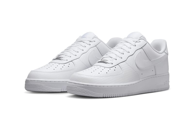 ナイキエアフォース1ローよりオールホワイトの新作ホワイトカーボンファイバーが登場　Nike Air Force 1 Low White Carbon Fiber HF2886-100 Release Info date store list buying guide photos price