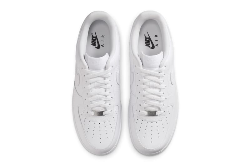 ナイキエアフォース1ローよりオールホワイトの新作ホワイトカーボンファイバーが登場　Nike Air Force 1 Low White Carbon Fiber HF2886-100 Release Info date store list buying guide photos price