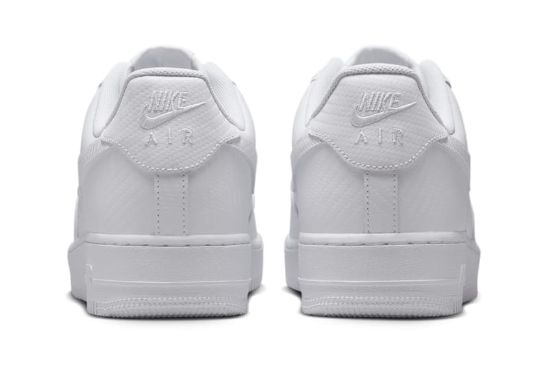 ナイキエアフォース1ローよりオールホワイトの新作ホワイトカーボンファイバーが登場　Nike Air Force 1 Low White Carbon Fiber HF2886-100 Release Info date store list buying guide photos price