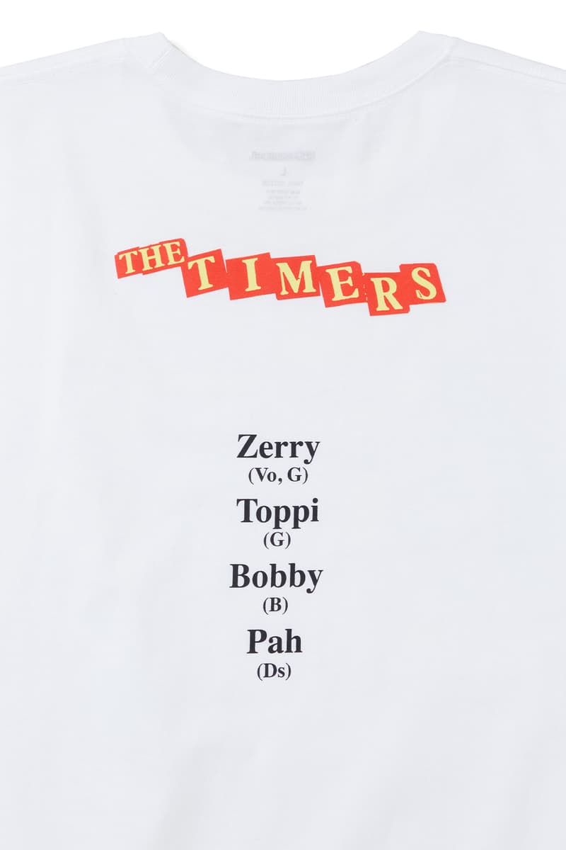 ネイバーフッドが伝説のバンド ザ・タイマーズとの史上初のコラボTシャツを制作 NEIGHBORHOOD x THE TIMERS release info