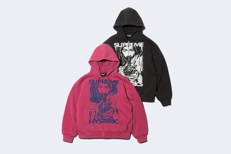 シュプリーム x ヒステリック グラマーが2024年秋冬コラボコレクションを発表 Supreme x HYSTERIC GLAMOUR fall winter 2024 release info