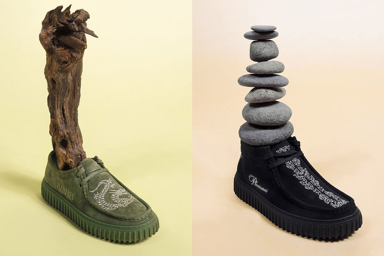 Clarks と PLEASURES が初のコラボモデルとして2型の Torhill を発売