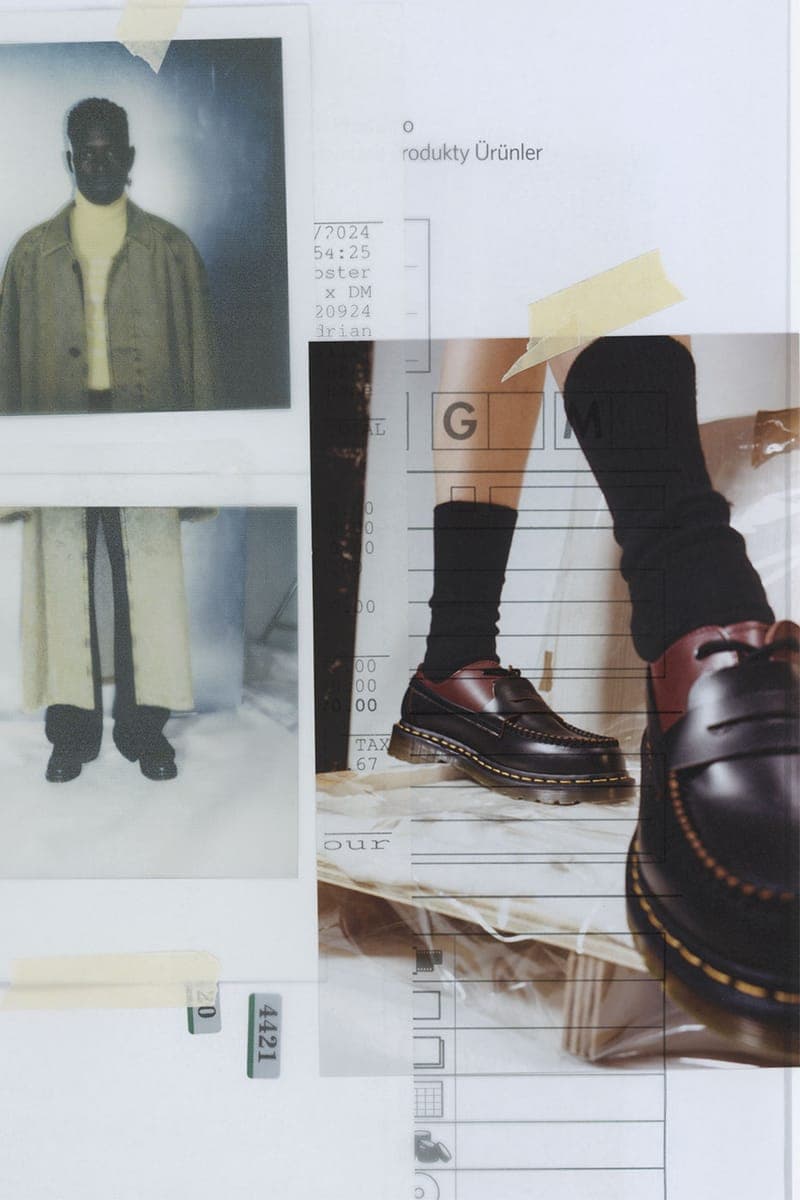 エムエム6 メゾン マルジェラ x 初コラボシューズが発売 MM6 Maison Margiela Drops Dual Toned Dr. Martens fw24 fall winter 2024 1460 black leather boot low top oxford